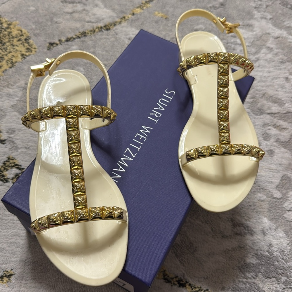Stuart Weitzman jelly sandals